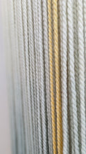 Load image into Gallery viewer, dip dye wall hanging, black tapestry, yarn art, boho yarn wall hanging, woven wall art, dyed yarn wall hanging, minimalist fiber art