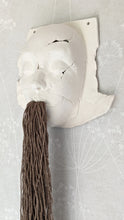 Load image into Gallery viewer, Clay and fiber - Scarred Face