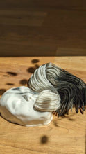Load image into Gallery viewer, Clay and fiber art - Minimal Face Tassel