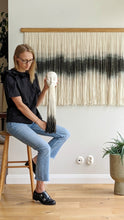Load image into Gallery viewer, Clay and fiber art - Minimal Face Tassel
