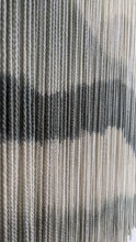 Load image into Gallery viewer, Dip dyed artwork, abstract mountain yarn art, fiber wall hanging, contemporary wall art, hand dyed tapestry, yarn decor, neutral decoration