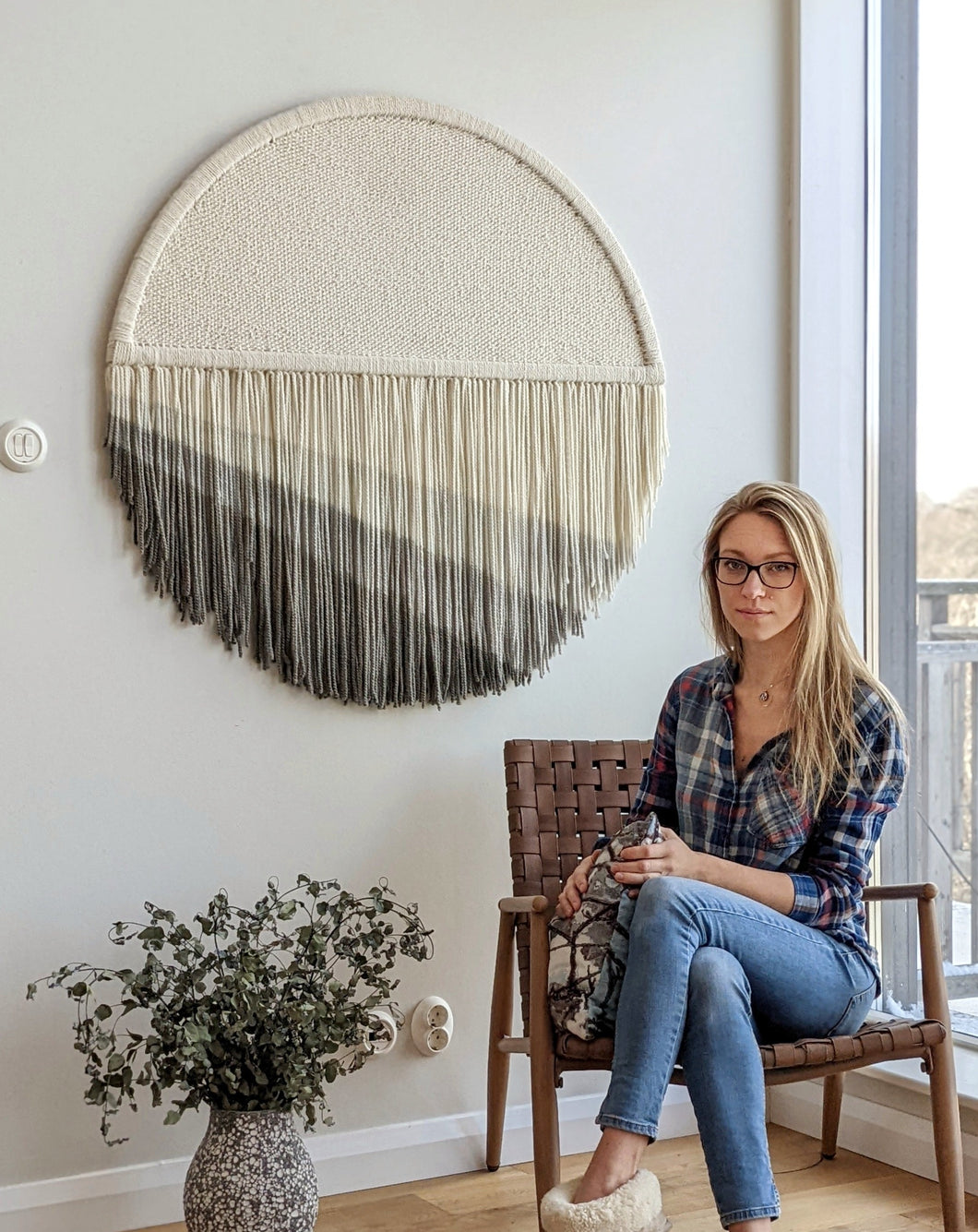 Dye macrame wall hanging 2025